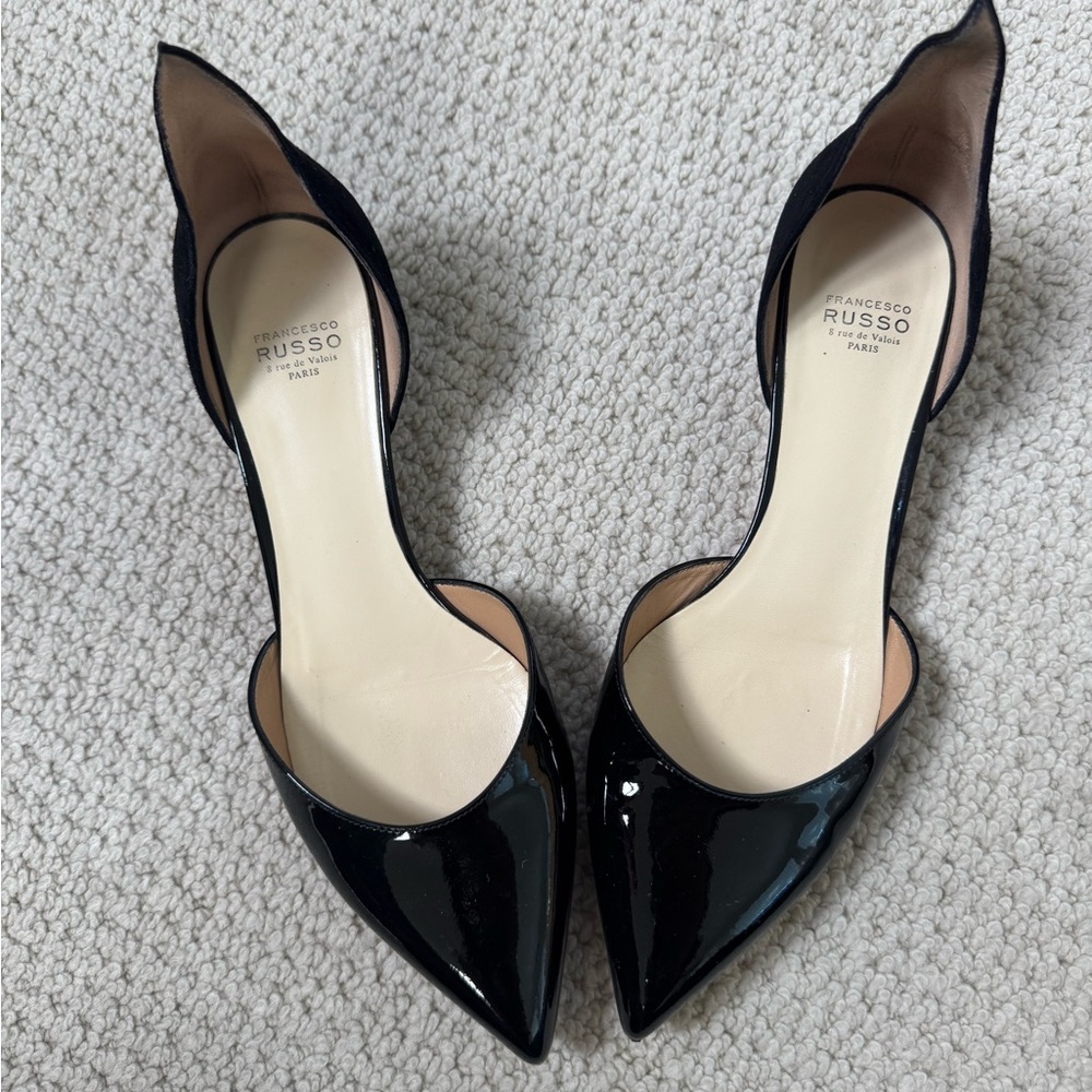 Black Patent Leather Heels